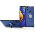 Magnetic 360 Degrees Rotation Ring Armor Phone Protective Case for Xiaomi Mix 3(Blue) - 1