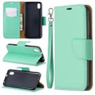Litchi Texture Pure Color Horizontal Flip PU Leather Case with Holder & Card Slots & Wallet & Lanyard for Xiaomi Redmi 7A(Green) - 1