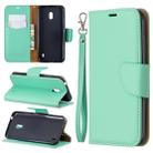 Litchi Texture Pure Color Horizontal Flip PU Leather Case with Holder & Card Slots & Wallet & Lanyard for Nokia 2.2(Green) - 1