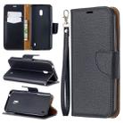 Litchi Texture Pure Color Horizontal Flip PU Leather Case with Holder & Card Slots & Wallet & Lanyard for Nokia 2.2(Black) - 1