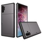 Shockproof Rugged Armor Protective Case with Card Slot for Galaxy Note 10 Pro / Note 10+(Grey) - 1