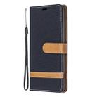 Color Matching Denim Texture Horizontal Flip Leather Case with Holder & Card Slots & Wallet & Lanyard for Galaxy Note10(Black) - 2