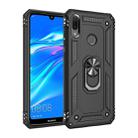 Armor Shockproof TPU + PC Protective Case with 360 Degree Rotation Holder for Huawei Y6 2019(Black) - 1