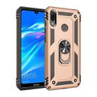 Armor Shockproof TPU + PC Protective Case with 360 Degree Rotation Holder for Huawei Y6 2019(Gold) - 1