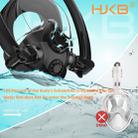 Water Sports Diving Equipment Full Dry Silicone Diving Mask Swimming Glasses for GoPro Hero11 Black / HERO10 Black / HERO9 Black /HERO8 / HERO7 /6 /5 /5 Session /4 Session /4 /3+ /3 /2 /1, Insta360 ONE R, DJI Osmo Action and Other Action Cameras, Size:S/M(White Blue) - 3