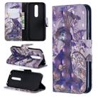 3D Colored Drawing Horizontal Flip Leather Case with Holder & Card Slots & Wallet For Nokia 4.2(Peacock) - 1