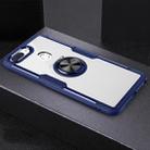 Scratchproof TPU + Acrylic Ring Bracket Protective Case For OPPO R15 Pro(Blue) - 1