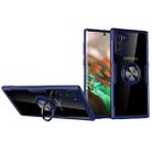 Scratchproof TPU + Acrylic Ring Bracket Protective Case For Galaxy Note 10(Blue) - 1