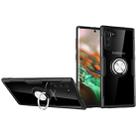 Scratchproof TPU + Acrylic Ring Bracket Protective Case For Galaxy Note 10(Silver) - 1
