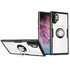 Scratchproof TPU + Acrylic Ring Bracket Protective Case For Galaxy Note 10+(Silver) - 1