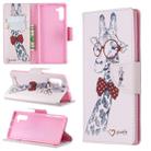 Colored Drawing Pattern Horizontal Flip Leather Case with Holder & Card Slots & Wallet(Giraffe) - 1