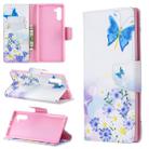 Colored Drawing Pattern Horizontal Flip Leather Case with Holder & Card Slots & Wallet(Butterfly Love) - 1