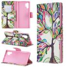Colored Drawing Pattern Horizontal Flip Leather Case with Holder & Card Slots & Wallet(Tree of Life) - 1