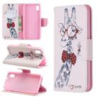 Colored Drawing Pattern Horizontal Flip Leather Case with Holder & Card Slots & Wallet For Xiaomi Redmi 7A(Giraffe) - 1