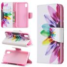 Colored Drawing Pattern Horizontal Flip Leather Case with Holder & Card Slots & Wallet For Xiaomi Redmi 7A(Sunflower) - 1