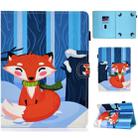 Colored Drawing Stitching Universal Horizontal Flip Leather Case, with Holder & Card Slots for 7 inch Tablet PC(Fox) - 1