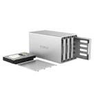 ORICO Honeycomb Series WS400C3 SATA 3.5 inch USB-C / Type-C 4 Bays Aluminum Alloy HDD / SSD Enclosure, The Maximum Support Capacity: 40TB - 3