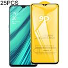 25 PCS 9D Full Glue Full Screen Tempered Glass Film For OPPO R15X - 1