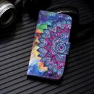 3D Painting Pattern Coloured Drawing Horizontal Flip PU Leather Case with Holder & Card Slots & Wallet For Motorola MOTO E5 Play(Oil Painted Mandala) - 1