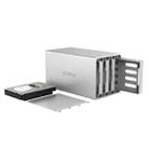 ORICO Honeycomb Series WS400RC3 SATA 3.5 inch USB-C / Type-C 4 Bays Aluminum Alloy HDD / SSD Enclosure with Raid, The Maximum Support Capacity: 40TB - 5