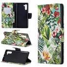 3D Colored Drawing Pattern Horizontal Flip Leather Case with Holder & Card Slots & Wallet(Banana Leaf) - 1