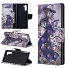 3D Colored Drawing Pattern Horizontal Flip Leather Case with Holder & Card Slots & Wallet For Galaxy Note10(Peacock) - 1