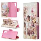 3D Colored Drawing Pattern Horizontal Flip Leather Case with Holder & Card Slots & Wallet For Galaxy Note10(Cat) - 1