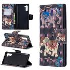 3D Colored Drawing Pattern Horizontal Flip Leather Case with Holder & Card Slots & Wallet For Galaxy Note10(Two Elephants) - 1