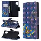 3D Colored Drawing Pattern Horizontal Flip Leather Case with Holder & Card Slots & Wallet For Galaxy Note10+(Butterfly) - 1