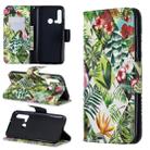 3D Colored Drawing Pattern Horizontal Flip Leather Case with Holder & Card Slots & Wallet(Banana Leaf) - 1