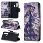 3D Colored Drawing Pattern Horizontal Flip Leather Case with Holder & Card Slots & Wallet For Huawei P20 lite (2019) / nova 5i(Peacock) - 1