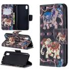 3D Colored Drawing Pattern Horizontal Flip Leather Case with Holder & Card Slots & Wallet For Xiaomi Redmi 7A(Two Elephants) - 1
