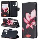 Colored Drawing Pattern Horizontal Flip Leather Case with Holder & Card Slots & Wallet(Lotus) - 1