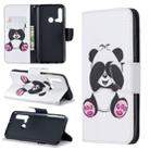 Colored Drawing Pattern Horizontal Flip Leather Case with Holder & Card Slots & Wallet For Huawei P20 lite (2019) / nova 5i(Shy Panda) - 1