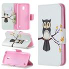 Colored Drawing Pattern Horizontal Flip Leather Case with Holder & Card Slots & Wallet For Nokia 2.2(Owl on the Tree) - 1