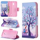 Colored Drawing Pattern Horizontal Flip Leather Case with Holder & Card Slots & Wallet For Nokia 2.2(Two Owls) - 1
