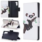 Colored Drawing Pattern Horizontal Flip Leather Case with Holder & Card Slots & Wallet For Galaxy Note10(Tree and Panda) - 1