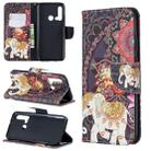 Colored Drawing Pattern Horizontal Flip Leather Case with Holder & Card Slots & Wallet For Huawei P20 lite (2019) / nova 5i(Flower Elephant) - 1
