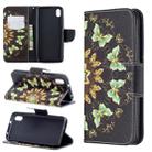 Colored Drawing Pattern Horizontal Flip Leather Case with Holder & Card Slots & Wallet For Xiaomi Redmi 7A(Semicircular Butterflies) - 1