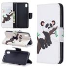 Colored Drawing Pattern Horizontal Flip Leather Case with Holder & Card Slots & Wallet For Xiaomi Redmi 7A(Tree and Panda) - 1