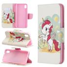 Colored Drawing Pattern Horizontal Flip Leather Case with Holder & Card Slots & Wallet For Xiaomi Redmi 7A(Unicorn) - 1