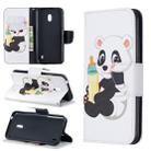 Colored Drawing Pattern Horizontal Flip Leather Case with Holder & Card Slots & Wallet For Nokia 2.2(Baby Bottle and Panda) - 1