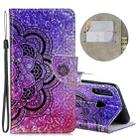 Dazzle Laser Coloured Drawing Horizontal Flip Leather Case with Holder & Card Slots & Wallet & Lanyard for Huawei P30 Lite / Nova 4e(Half Datura) - 1