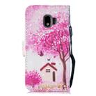 3D Painting Pattern Coloured Drawing Horizontal Flip PU Leather Case with Holder & Card Slots & Wallet For Galaxy J2 Pro 2018(Tree House) - 3
