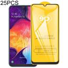 25 PCS 9D Full Glue Full Screen Tempered Glass Film For Galaxy A20e - 1