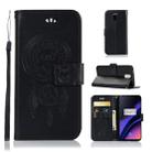 Wind Chime Owl Embossing Pattern Horizontal Flip Leather Case with Holder & Card Slots & Wallet For OnePlus 6T(Black) - 1