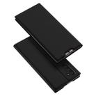 DUX DUCIS Skin Pro Series Horizontal Flip PU + TPU Leather Case with Holder & Card Slots for Galaxy Note 10(Black) - 1