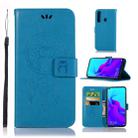 Wind Chime Owl Embossing Pattern Horizontal Flip Leather Case with Holder & Card Slots & Wallet For Huawei nova 4(Blue) - 1