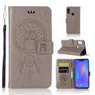 Wind Chime Owl Embossing Pattern Horizontal Flip Leather Case with Holder & Card Slots & Wallet For Huawei nova 3i(Grey) - 1