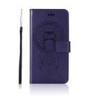 Wind Chime Owl Embossing Pattern Horizontal Flip Leather Case with Holder & Card Slots & Wallet For Huawei nova 3i(Purple) - 2